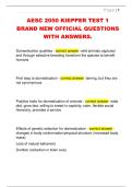 AESC 2050 KIEPPER TEST 1  BRAND NEW OFFICIAL QUESTIONS  WITH ANSWERS&period; 