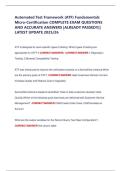 Automated Test Framework &lpar;ATF&rpar; Fundamentals Micro-Certification COMPLETE EXAM QUESTIONS AND ACCURATE ANSWERS &vert;ALREADY PASSED&excl;&excl;&vert;&vert; LATEST UPDATE 2025&sol;26