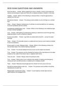 DDS EXAM QUESTIONS AND ANSWERS