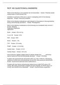 RCP 160 QUESTIONS & ANSWERS