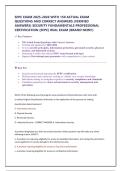 SFPC EXAM 2025-2026 WITH 150 ACTUAL EXAM QUESTIONS AND CORRECT ANSWERS &lpar;VERIFIED ANSWERS&rpar; SECURITY FUNDAMENTALS PROFESSIONAL CERTIFICATION &lpar;SFPC&rpar; REAL EXAM &lpar;BRAND NEW&excl;&excl;&rpar;