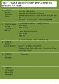 RICP - HS354 questions with 100&percnt; complete solution A&plus; rated