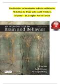 An Introduction to Brain and Behavior &lpar;7th Edition&comma; Kolb & Whishaw&rpar; &ndash; Complete Test Bank &lpar;Chapters 1&ndash;16&rpar;