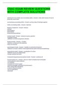 CSAC EXAM REVIEW QUESTIONS WITH COMPLETE SOLUTIONS 