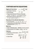 GCSE Further maths Formulas