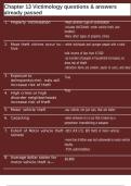 Chapter 13 Victimology questions & answers already passed