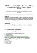 SFPC Exam 2025&sol;2026 &vert; Complete Exam with 150 Actual Questions & 100&percnt; Correct Verified Answers