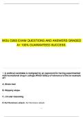 WGU D265 EXAM QUESTIONS AND ANSWERS GRADED A&plus; 100&percnt; GUARANTEED SUCCESS&period;