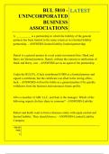 BUL 5810 - UNINCORPORATED BUSINESS ASSOCIATIONS QUESTIONS AND ANSWERS 2025