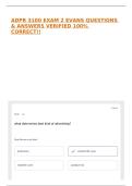 ADPR 3100 EXAM 2 EVANS QUESTIONS & ANSWERS VERIFIED 100&percnt; CORRECT&excl;&excl;