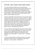 NURS 4301 - Quiz &num;1 Questions With Complete Solutions