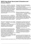 NU272 Case Study&colon; Burns &lpar;week 3&rpar; Questions and Answers Rated A