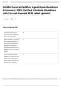 MLBPA General Certified Agent Exam Questions & Answers &vert; 100&percnt; Verified solutions &vert;Questions with Correct Answers 2025 latest update&excl;&excl;