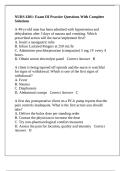 NURS 4301&colon; Exam III Practice Questions With Complete Solutions