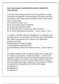 NSG 301 EXAM 1 QUESTIONS WITH COMPLETE SOLUTIONS