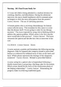 Nursing - 301 Final Exam Study Set