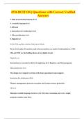 4736 BCIT OS &vert; Questions with Correct Verified Answer