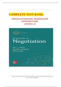 Test Bank For Essentials of Negotiation&comma; 7th Edition by Roy Lewicki&comma; Bruce Barry&vert; 978-1260399455&vert; All Chapters 1-12&vert; &vert;Complete A&plus; Guide