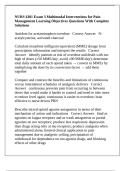 NURS 4301 Exam 3 Multimodal Interventions for Pain Management Learning Objectives Questions With Complete Solutions