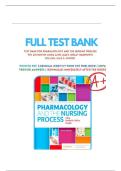 Test Bank For Pharmacology and the Nursing Process 9th Edition By Linda Lilley&comma; Chapters &lpar;1 - 58&rpar; &vert; All Chapters with Answers and Rationales &vert; LATEST&period;