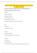 BCIT-LIBS 7001 Study Questions with Correct Verified Answers