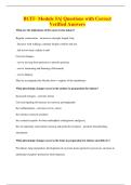 BCIT- Module 5A&vert; Questions with Correct Verified Answers