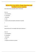 HEALTH COACHING EXAMS BUNDLE&comma; ALL WITH QUESTIONS WITH CORRECT ANSWERS