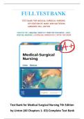 Test Bank for Medical-Surgical Nursing&comma; 8th Edition&comma; by Mary Ann Linton & Adrianne Dill Matteson&vert;9780323828475&vert; All Chapters 1-63&vert; LATEST