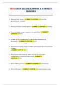 TTT1 &ndash; Exam 2025 Questions & Correct Answers &ndash; Complete Safety and Technical Training Material