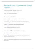 Earthwork Exam 1 Questions and Graded Answers&period;