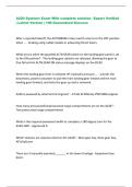A220 Systems Exam With complete solution&ndash; Expert Verified  &vert; Latest Version &vert; 100 Guaranteed Success