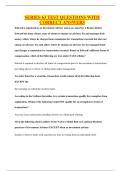SERIES 63 TEST QUESTIONS WITH CORRECT ANSWERS