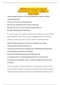 SERIES 63 ACTUAL EXAM QUESTIONS WITH CORRECT ANSWERS
