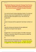 Real Estate Express Colorado Closings Final Version  1&2 Newest 2025&sol;2026 Complete All 300 Questions  And Correct Answers &vert;Already Graded A&plus;&vert;&vert;Latest  Exam&excl;&excl;&excl; 