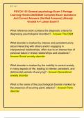 PSYCH 101 General psychology Exam 3 Portage  Learning Newest 2025&sol;2026 Complete Exam Questions  And Correct Answers &lpar;Verified Answers&rpar; &vert;Already  Graded A&plus;&sol; Latest Exam&excl;&excl;&excl;