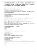 NPS PHLEBOTOMY EXAM ACTUAL QUESTIONS AND ANSWERS WITH COMPLETE SOLUTIONS VERIFIED LATEST UPDATE GRADED A&plus; 2025&sol;2026