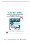 Test Bank For Microbiology Fundamentals A Clinical Approach 2024 Release Marjorie Kelly Cowan&comma; Heidi Smith and Jennifer Lusk Chapter 1-22 &vert; Complete Solution Guide&period;
