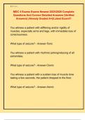 MDC 4 Exams Exams Newest 2025&sol;2026 Complete  Questions And Correct Detailed Answers &lpar;Verified  Answers&rpar; &vert;Already Graded A&plus;&vert;&vert;Latest Exam&excl;&excl;&excl;