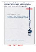 Solution Manual For Fundamentals of Financial Accounting&comma; 6th Edition by Fred Phillips&comma; Robert Libby&comma; Verified Chapters 1 - 13&vert;All Chapters &vert;Complete Newest Version &vert;Complete Guide A&plus;