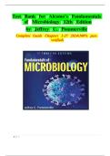 Test Bank for Alcamo's Fundamentals Of Microbiology 9th Edition by Jeffrey Pommerville (Author) (All Chapters Covered) (Multiple choice Questions with answers, complete Guide) (Graded A+)