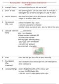 Nursing 301 - Exam 4 Questions And Correct Answers