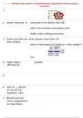 NURS 4301 Exam 2 Hypertension Questions And Correct Answers