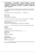 CALIFORNIA FALCONRY REGULATIONS EXAMS NEWEST 2025/2026 WITH COMPLETE  QUESTIONS AND CORRECT ANSWERS 