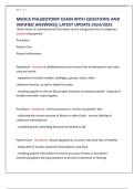 MEDCA PHLEBOTOMY EXAM WITH QUESTIONS AND VERIFIED ANSWERS&vert;&vert; LATEST UPDATE 2024&sol;2025