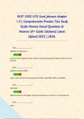 INSY 3303 UTA Scott Johnson chapter 1-3 &vert; Comprehensive Practice Test Study Guide Newest Actual Questions & Answers &lpar;A&plus; Guide Solutions&rpar; Latest Upload 2025 &vert; 2026&period;      