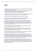 HHA QUESTIONS AND ANSWERS 100&percnt; VERIFIED