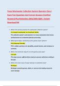 Texas Wastewater Collection System Operator Class I  Exam Test Questions And Correct Answers &lpar;Verified  Answers&rpar; Plus Rationales 2025&sol;2026 Q&A &vert; Instant  Download Pdf