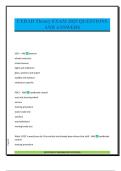 CERAD Theory EXAM 2025 QUESTIONS AND ANSWERS