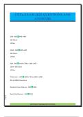 CETa EXAM 2025 QUESTIONS AND ANSWERS