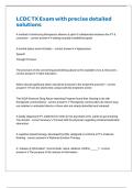 LCDC TX Exam with precise detailed solutions